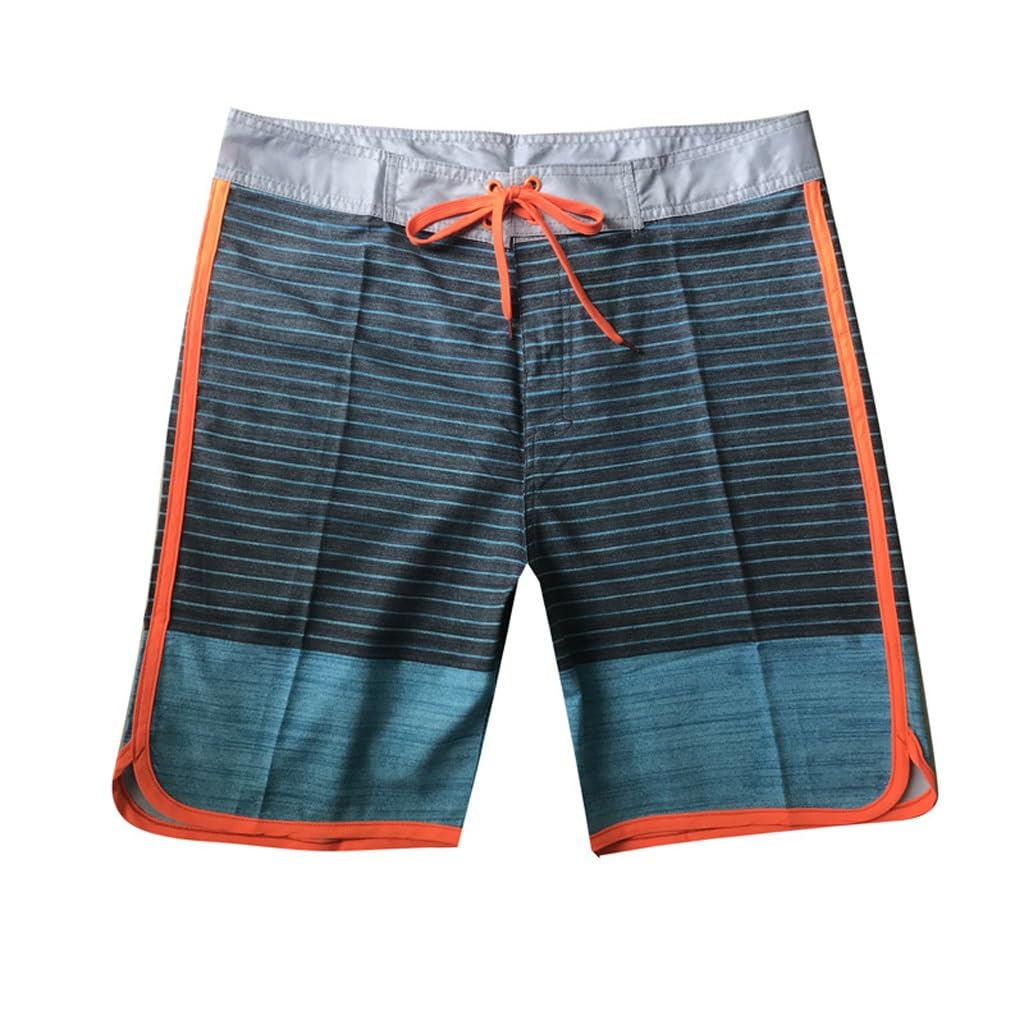 HBJWOV Casual Shorts Quick Drying Mens Shorts Print Sports Casual Resort Beach Pants