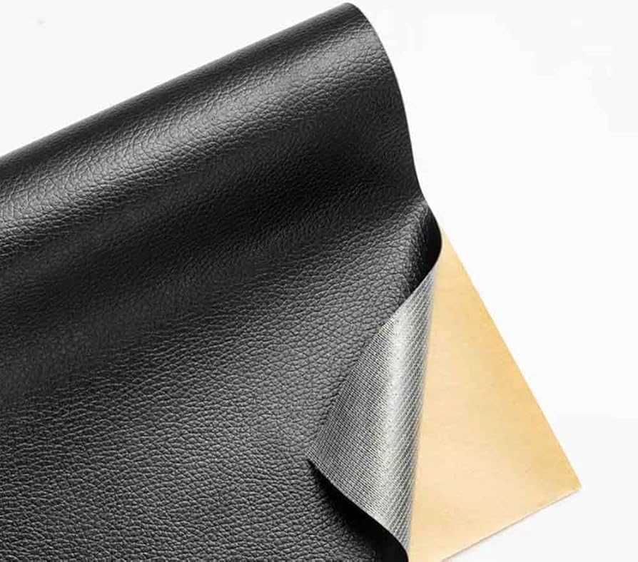 Zestzen Premium Self-Adhesive Black Leather Repair Patch (30x60 cm) Waterproof Durable & Easy to Use for Sofa, Car Seats, Bags, Furniture – No Ironing or Sewing Needed