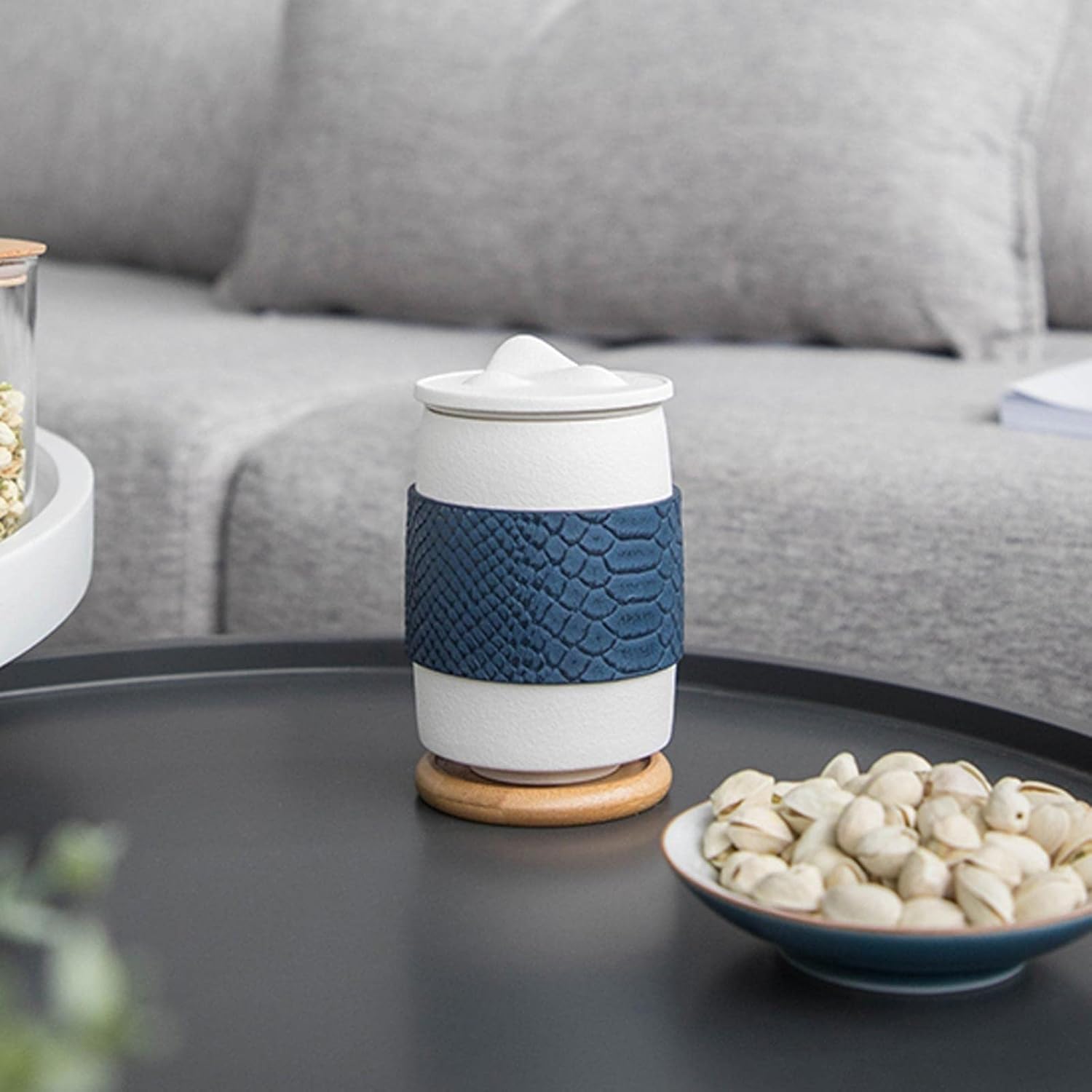 Coffee Mugs Tea Cup,Milk Cup Porcelain Tea Mug with Infuser and LidTeaware with Filter 10.1 OZ for Tea/Coffee/Milk/Office/Home for Cappuccino 5