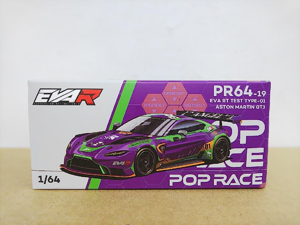 POP RACE EVA ミニカー　1/64 RT 3台セット 1/64 エヴァRT初号機 GOODRIDE PANDEM GRスープラ 1/64 EVA RT