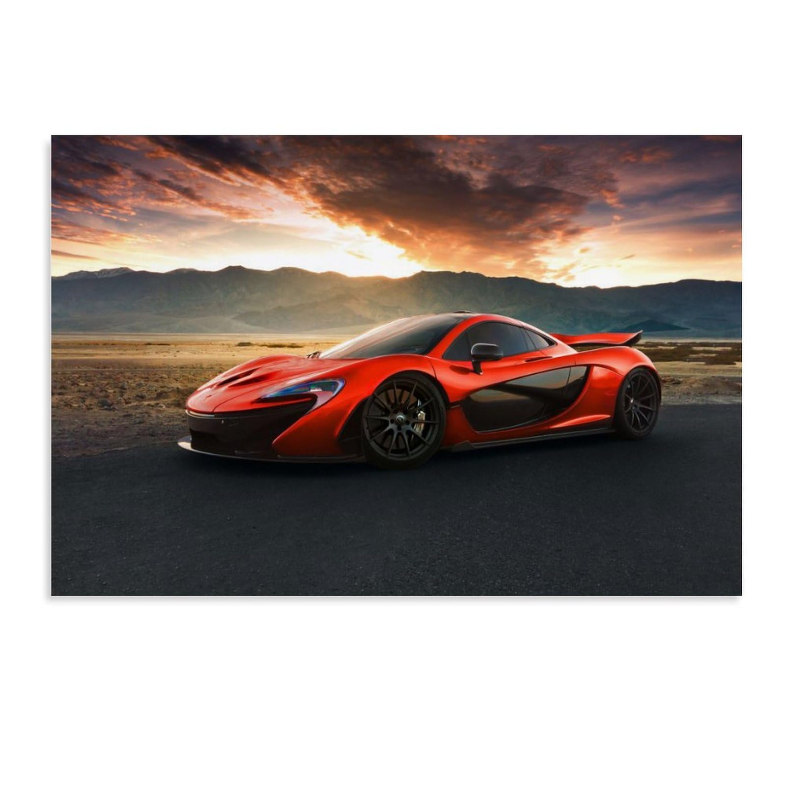 Mclaren Poster Mclaren Senna Super Car Posters Sports Car Canvas Wall Art P1 720S Wall Decor Racing Car Canvas Poster For Boy's Bedroom Unframe-style 18x12inch(45x30cm)