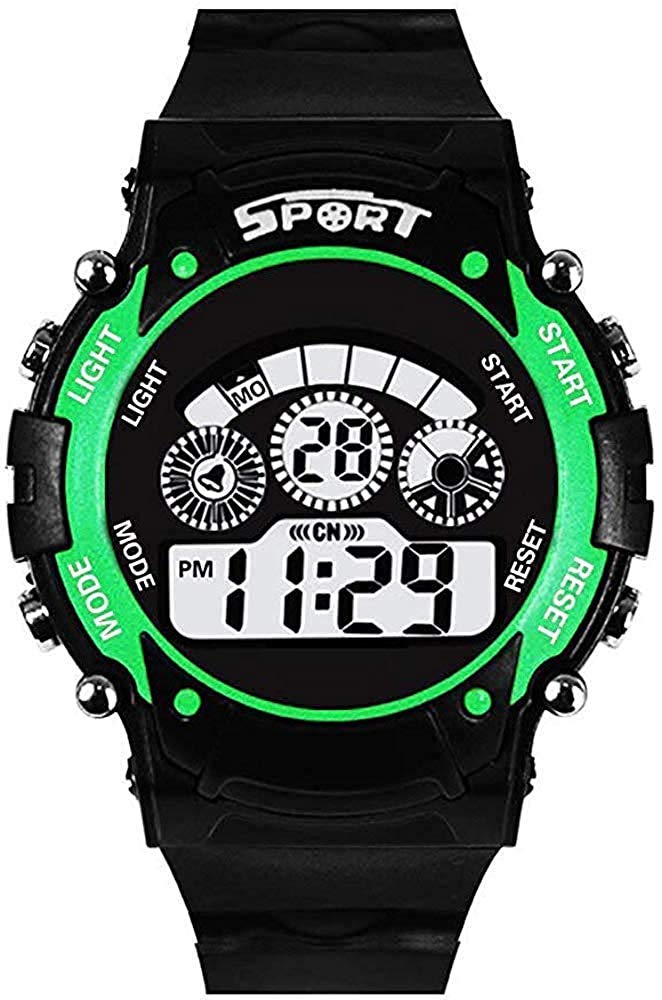 Emartos Digital 7 Light Green Dial Watch for Boys & Girls (B08R3LY8MC) Amazon Price History, Amazon Price Tracker