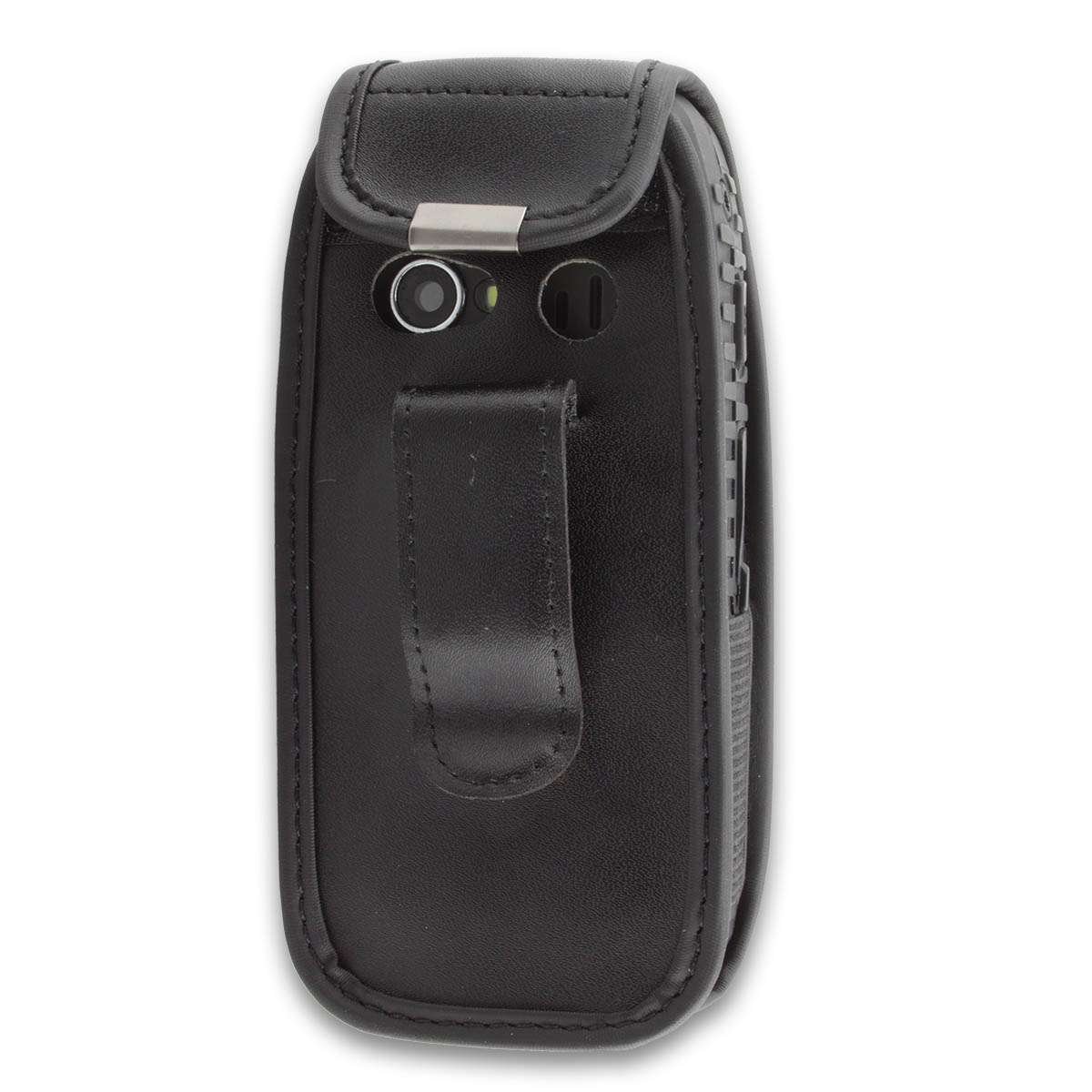 Caseroxx Borsa In Vera Pelle Con Clip Da Cintura Per Crosscall Spider X4 - Custodia Con Finestra Trasparente