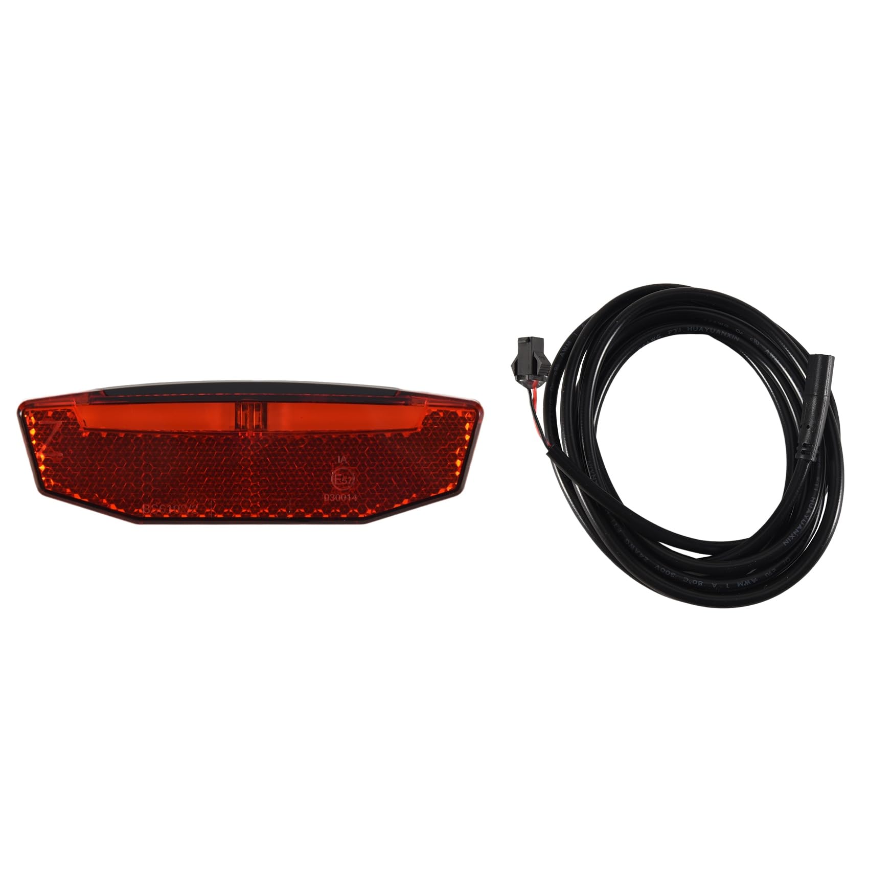 Feu Arrière LED Pour Vélo électrique – 6-60V, Rouge/noir, étanche, Vis De Fixation Incluse – Sécurité Nuit, Visible à Plusieurs Kilomètres