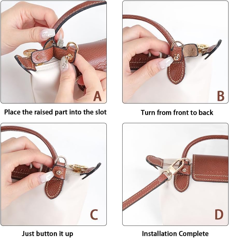 Image of Purse Strap Kit Replacement for Mini Longchamp Women's Handbag