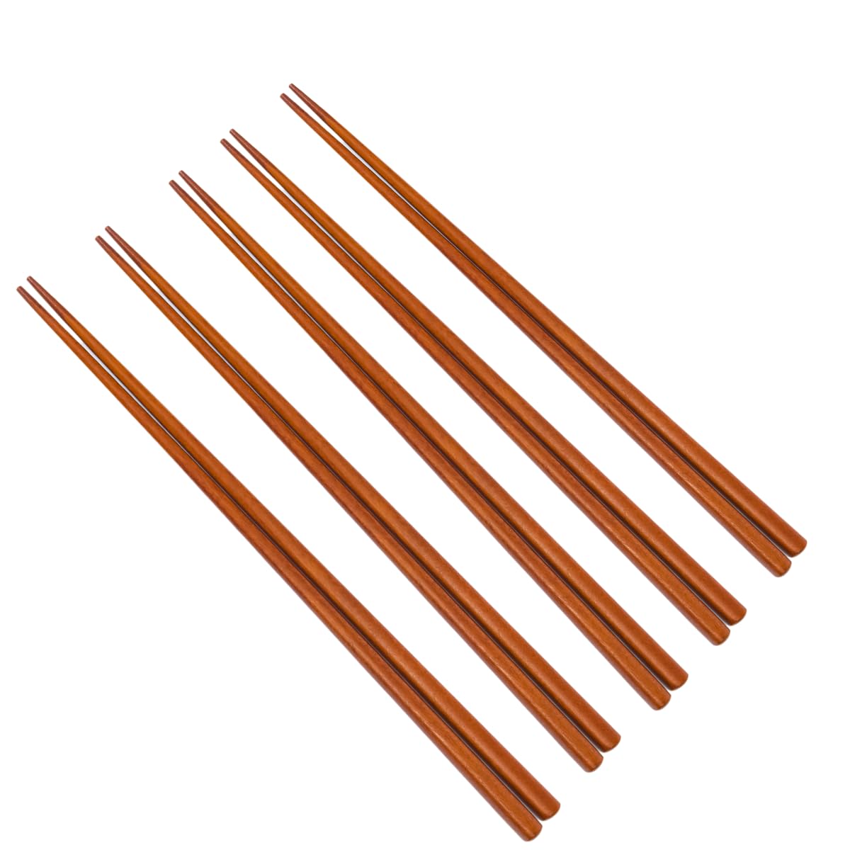 Tokunari Kougei Lacquered Wood Chopsticks Set of 5 Pairs 9.3in Square Japan