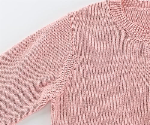 Connectyle Girls' Crewneck Cardigans Sweater Cotton Long Sleeve Button Knit Top4