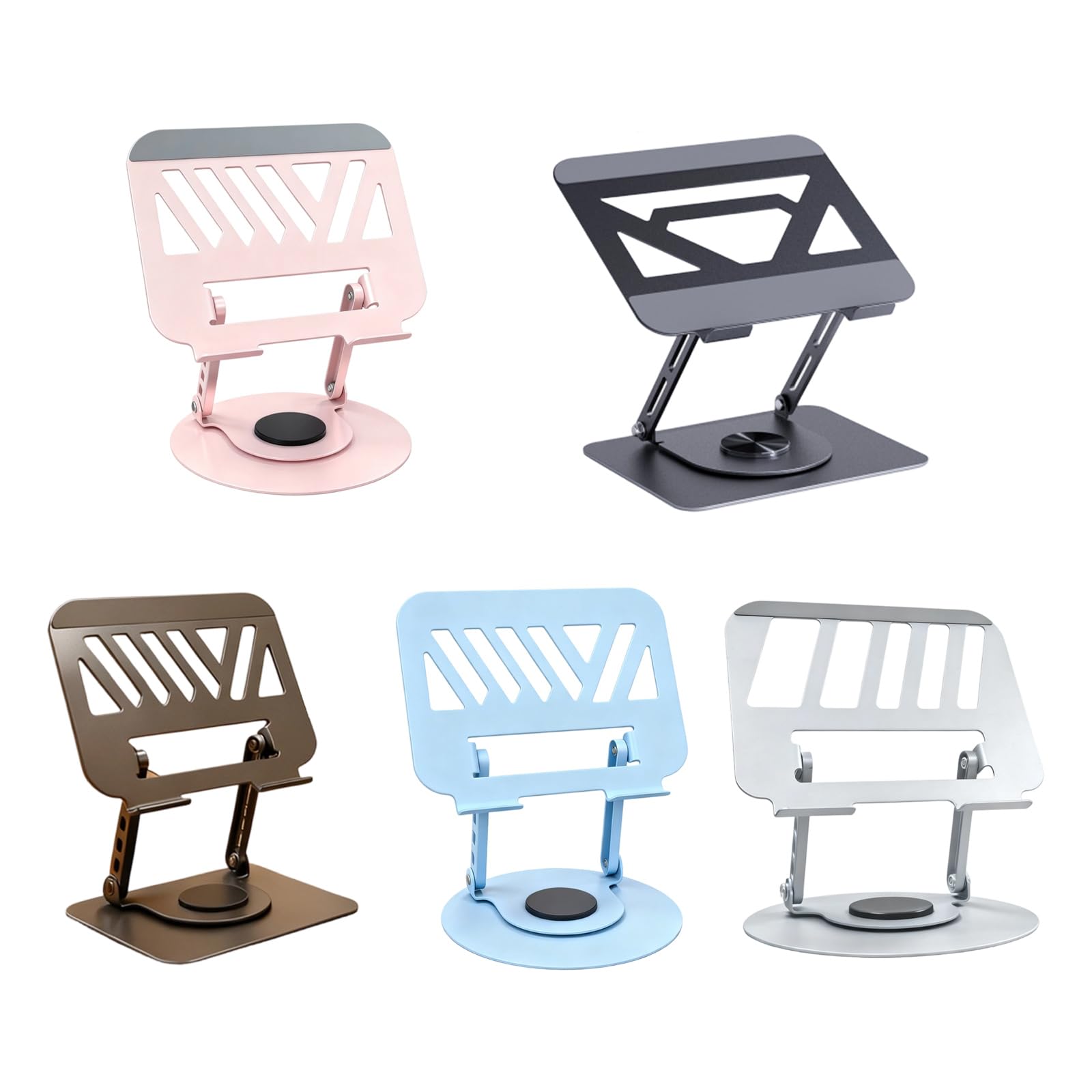 Supporto per laptop Supporto girevole a 360 gradi Staffa da tavolo pieghevole portatile per tablet Supporto da tavolo Supporto regolabile Dissipazione del calore