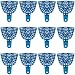 Coltene C6952 PRESIDENT Impression Tray, Autoclavable, Upper Jaw, Medium, Blue (Pack of 12)