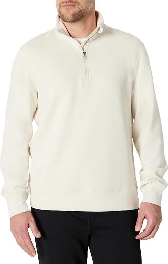 Amazon Essentials Men's Active Sweat Relaxed-Fit Quarter-Zip Sweatshirt