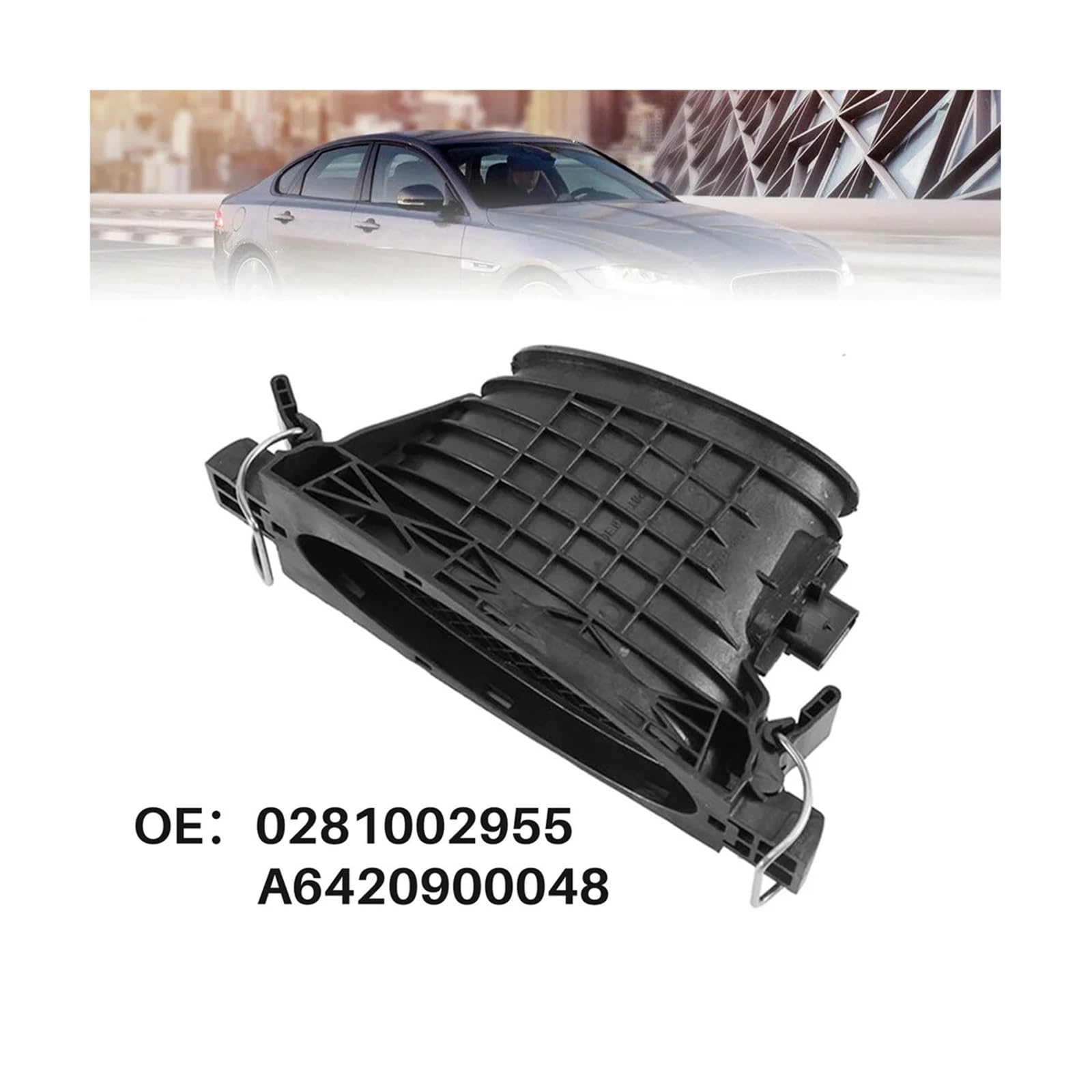 Débitmètre d'air Automobile 4 Broches 0281002955 A6420900048 Compatible avec Mercedes-Benz GL350 ML280 GL320 C320 E280 350 G320 (côté Droit et Gauche), capteur de qualité d'air, Compteur de débit