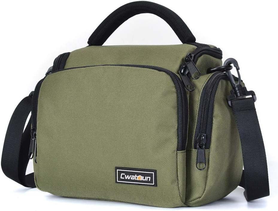 Cwatcun Camera Case Bag Single Shoulder Crossbody Compact