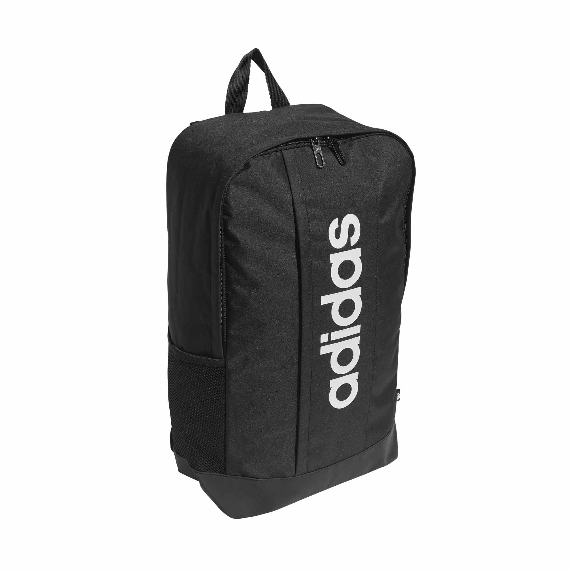 adidas Unisex Linear Backpack, black/black/white, One Size