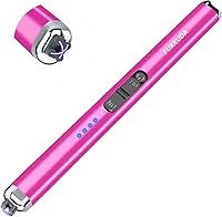 Vista 15 de FUKKUDA Encendedor Eléctrico de Vela de Doble Arco Mejorado - Recargable por USB, Resistente al Viento, Sin Llama, Ideal Relleno de Calcetín Negro