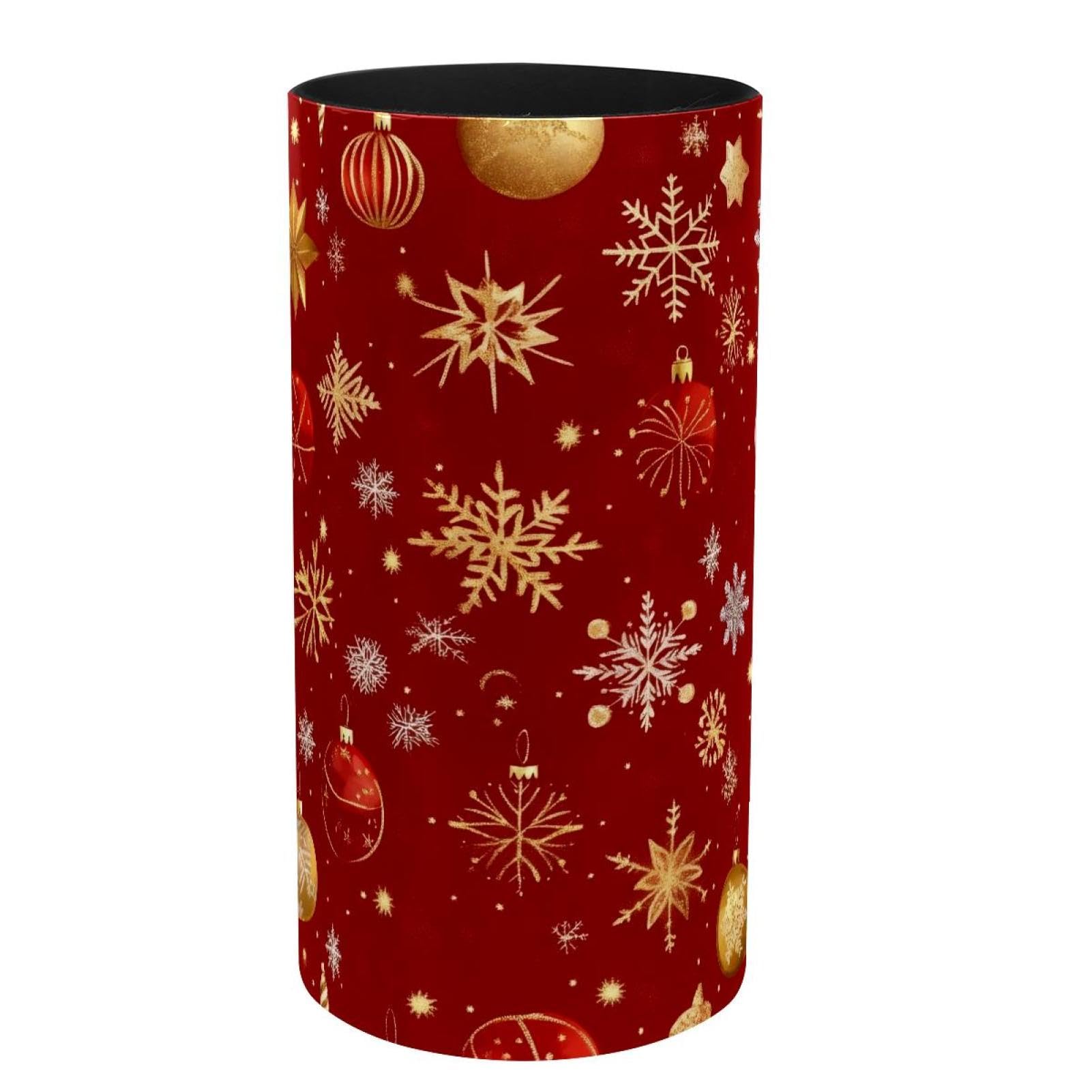 Boîte à musique de Noël en métal et porte-pinceaux de maquillage
