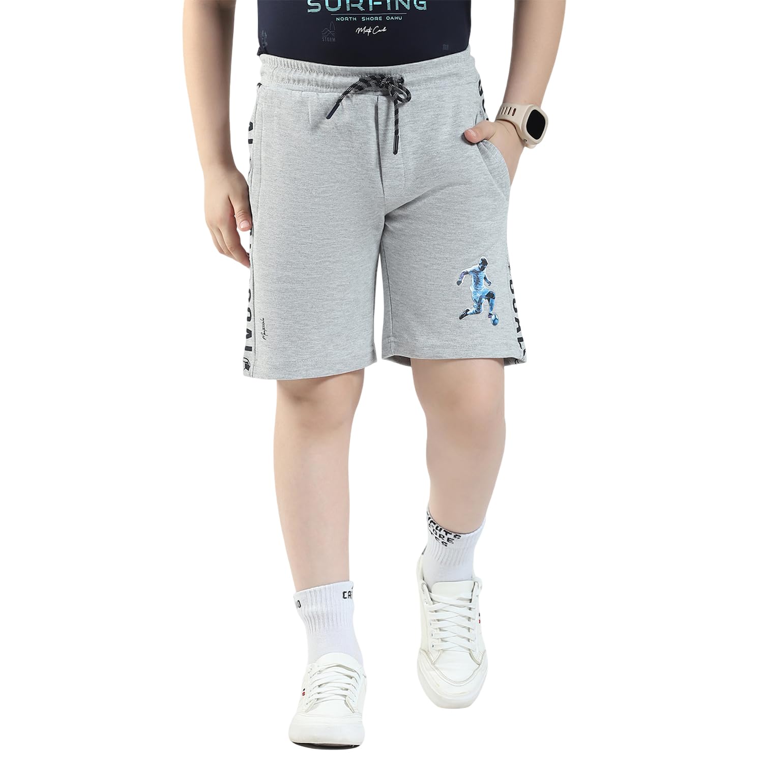 Boys Printed Bermuda Shorts | Regular Fit | Drawstring Closure | Side Pockets | Casual Wear Shorts for Boys-image-41