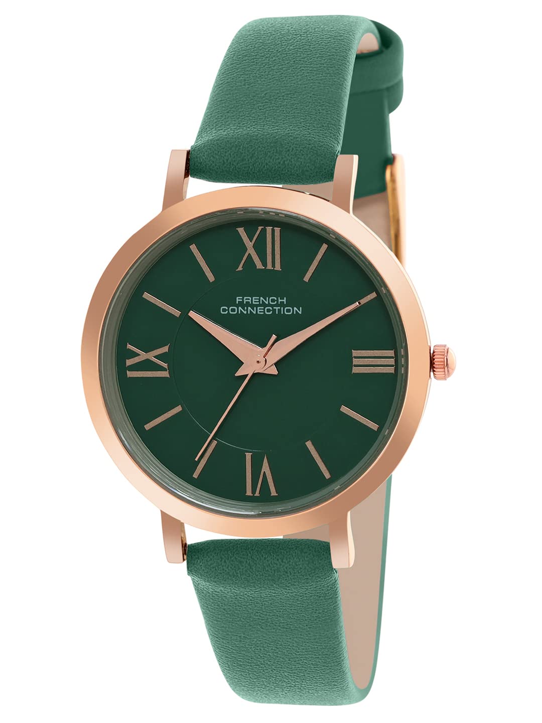 French Connection Analog Green Dial Womens Leather Watch-Fcn00037A (B0B2K16F3M) Amazon Price History, Amazon Price Tracker