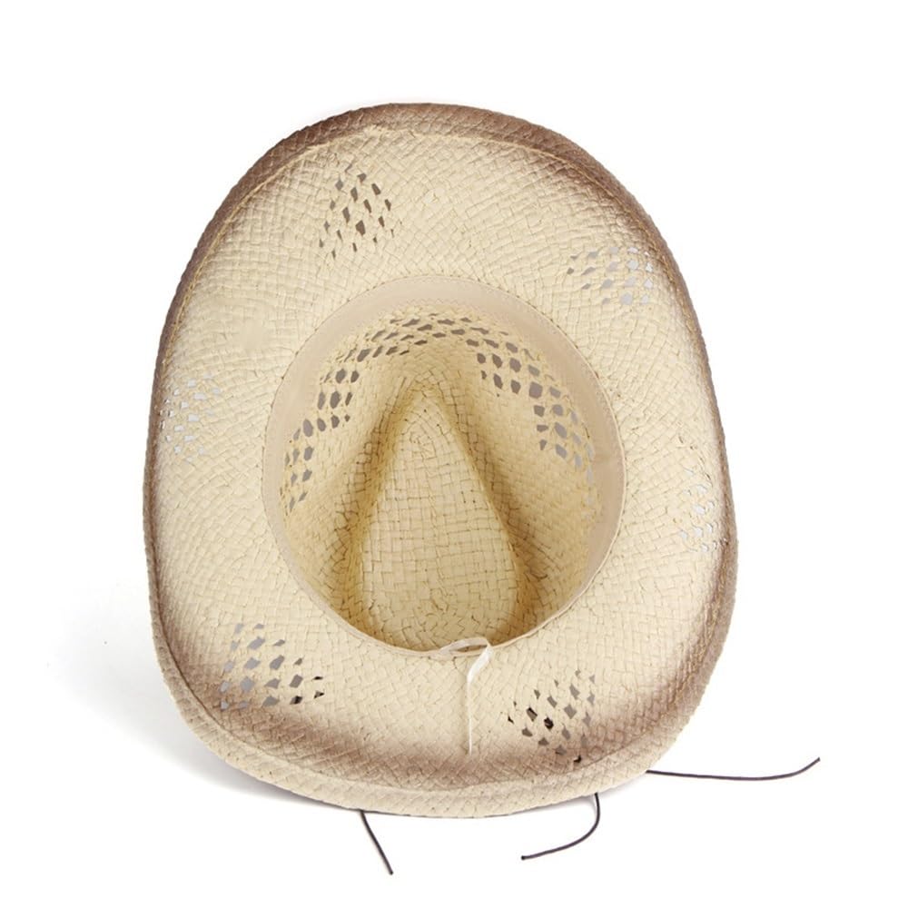 Cappello di Paglia da Uomo Cappello Estivo da Jazz for Uomo e Donna, Cappello di Paglia for Parasole all'aperto