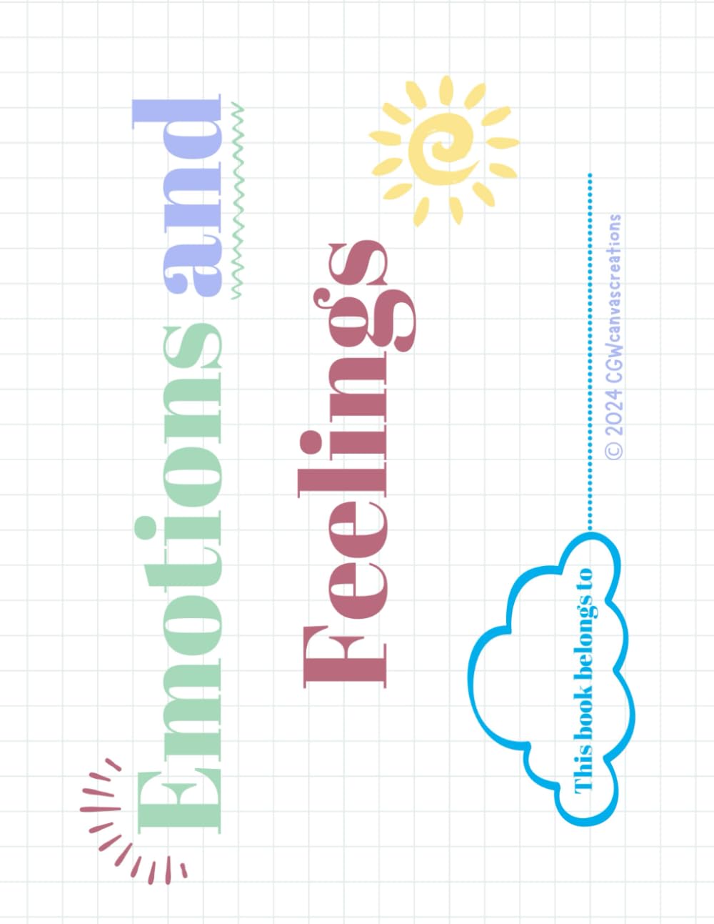 Emotions and Feelings Workbook for Children 5+, Self Regulation worksheets and activities