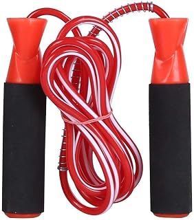 Standard Jumping Skipping Rope with Comfortable Foam Grip for Weight Reducing/Warm-up/Gym/Sports & General Fitness.