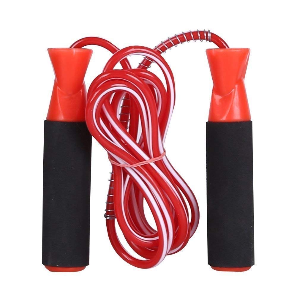 Simran Sports Ball Bearing Skipping Rope, Adjustable Skipping Rope For Men & Women, Girls, Boys, Skipping Rope for Exercise, Fitness Rope, Exercise Rope, Fitness Skipping Rope (Red) (B078VSTNVG) Amazon Price History, Amazon Price Tracker