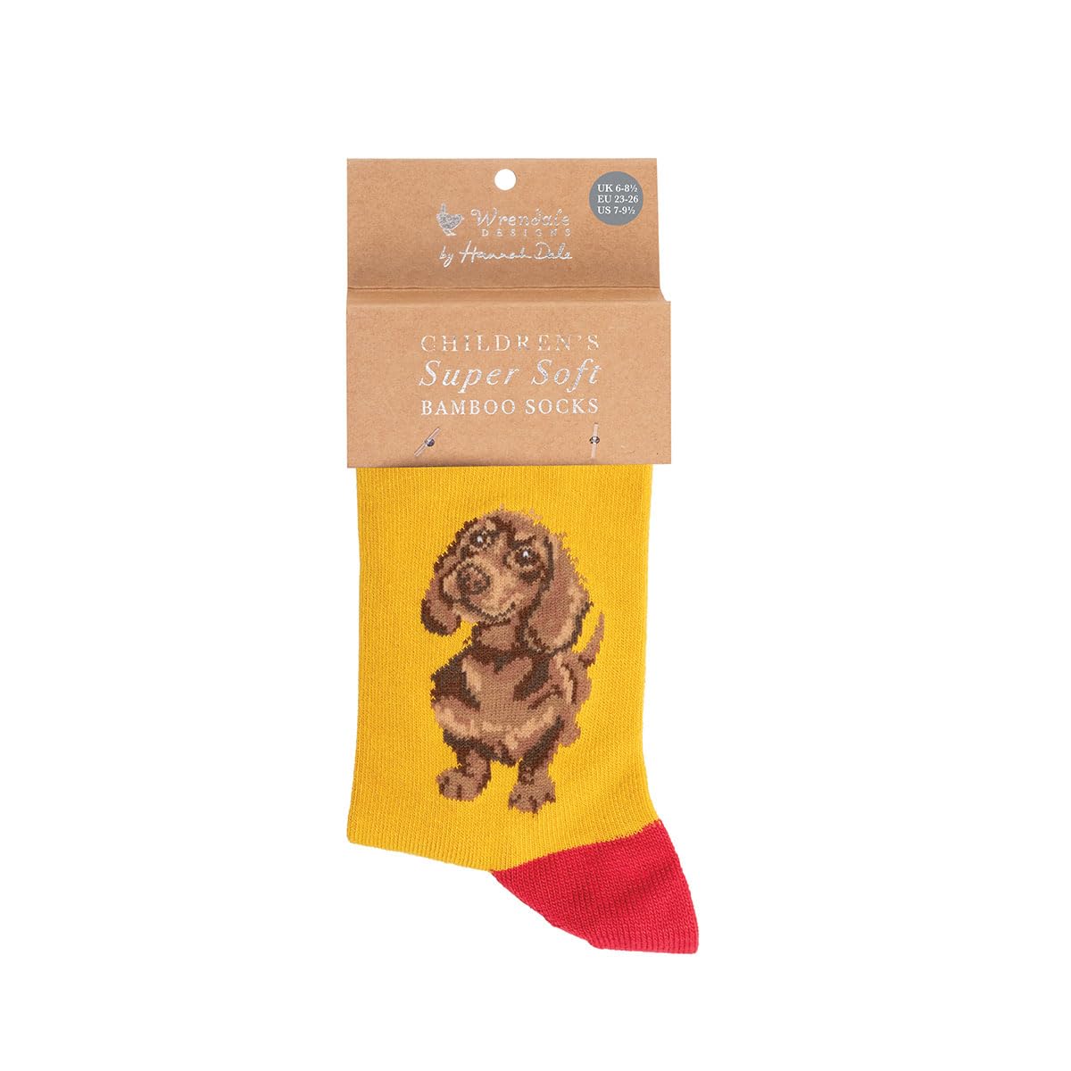 Wrendale Designs - ''Little One' dachshund Children's Socks Size 9-12