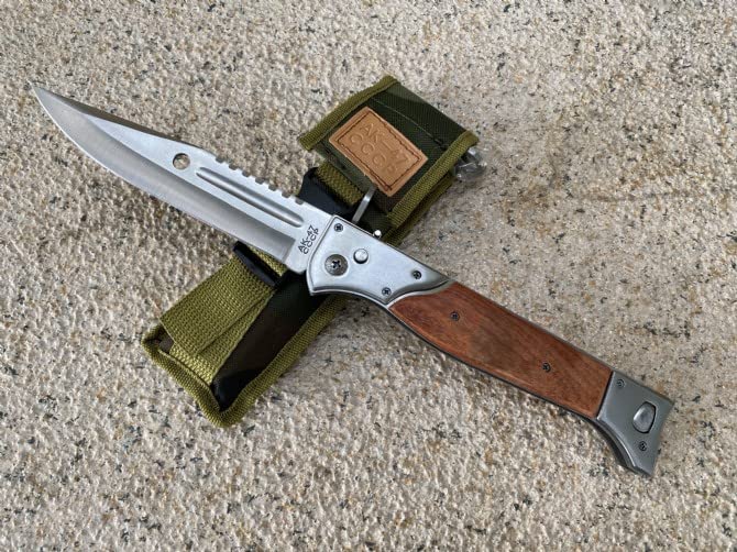 FARDEER Knife Cuchillo de herramienta para acampar al aire libre KA47,15 cm Hoja forjada con precisión de, Herramienta de Camping para Pesca, Caza, Actividad Deportiva