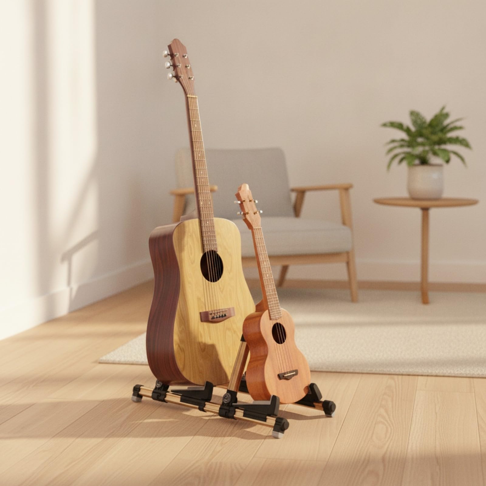 Faltbar ständer faltbarer Gitarrenständer, klappbarer Instrumentenständer, für Zuhause, Proberaum