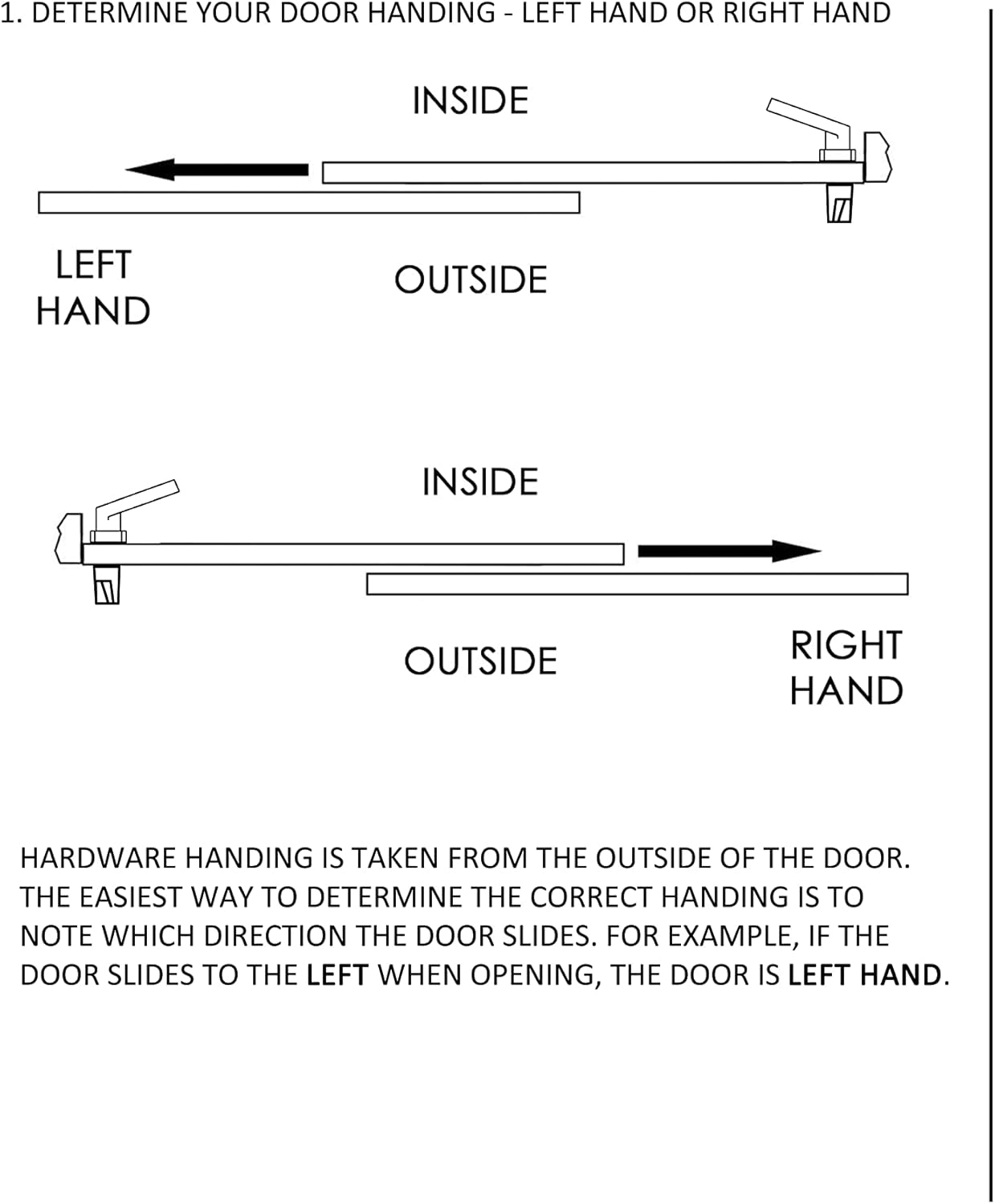 FPL Replacement Sliding Door Handle with Non-Keyed Pull - Offset Thumb Turn (White/Oil Rubbed Bronze)