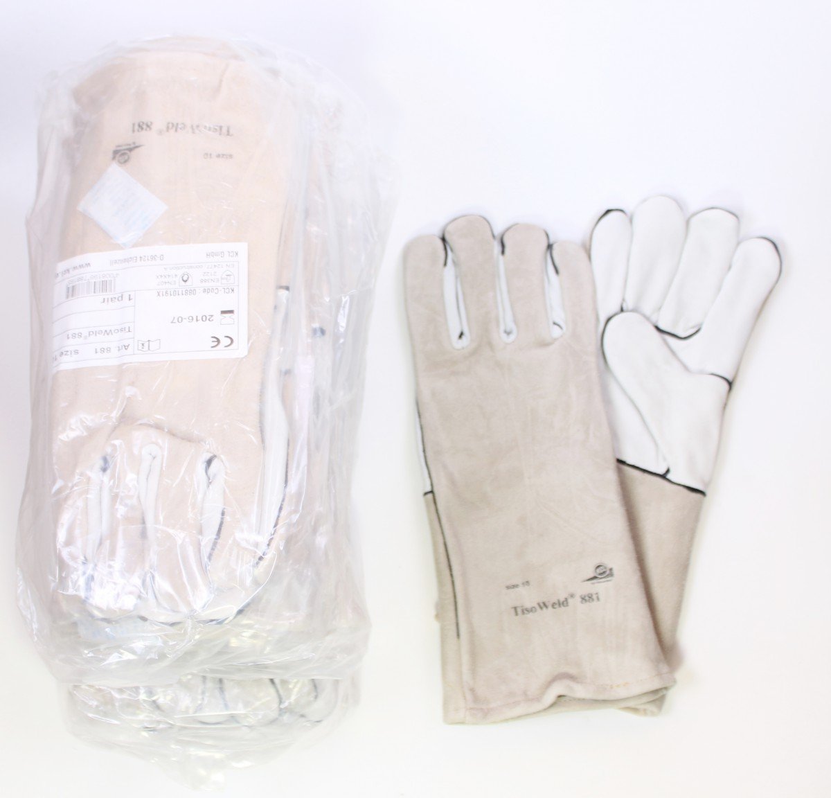 KCL Hitzeschutzhandschuhe TisoWeld 881 HONEYWELL Gr. 8 Handschuhe Schweißen, Menge:36 Paar