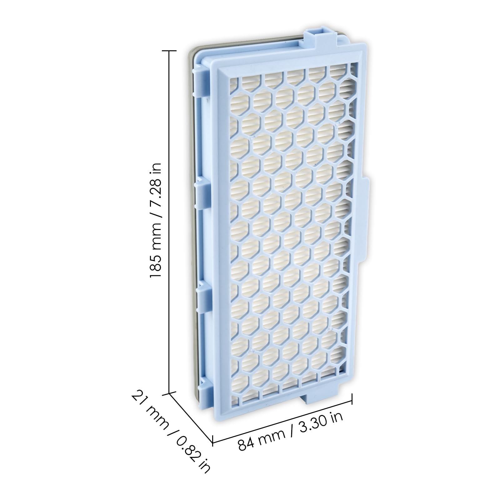 (8 Stück) Guard S1/ L1 Ersatz-HEPA-Filter, kompatibel mit Miele Guard S1/ L1, Compact C1 & C2/ Complete C2 & C3 S8340 Staubsaugern, 4 HEPA-Filter + 4 Airclean Abluftfilter & Motorschutz