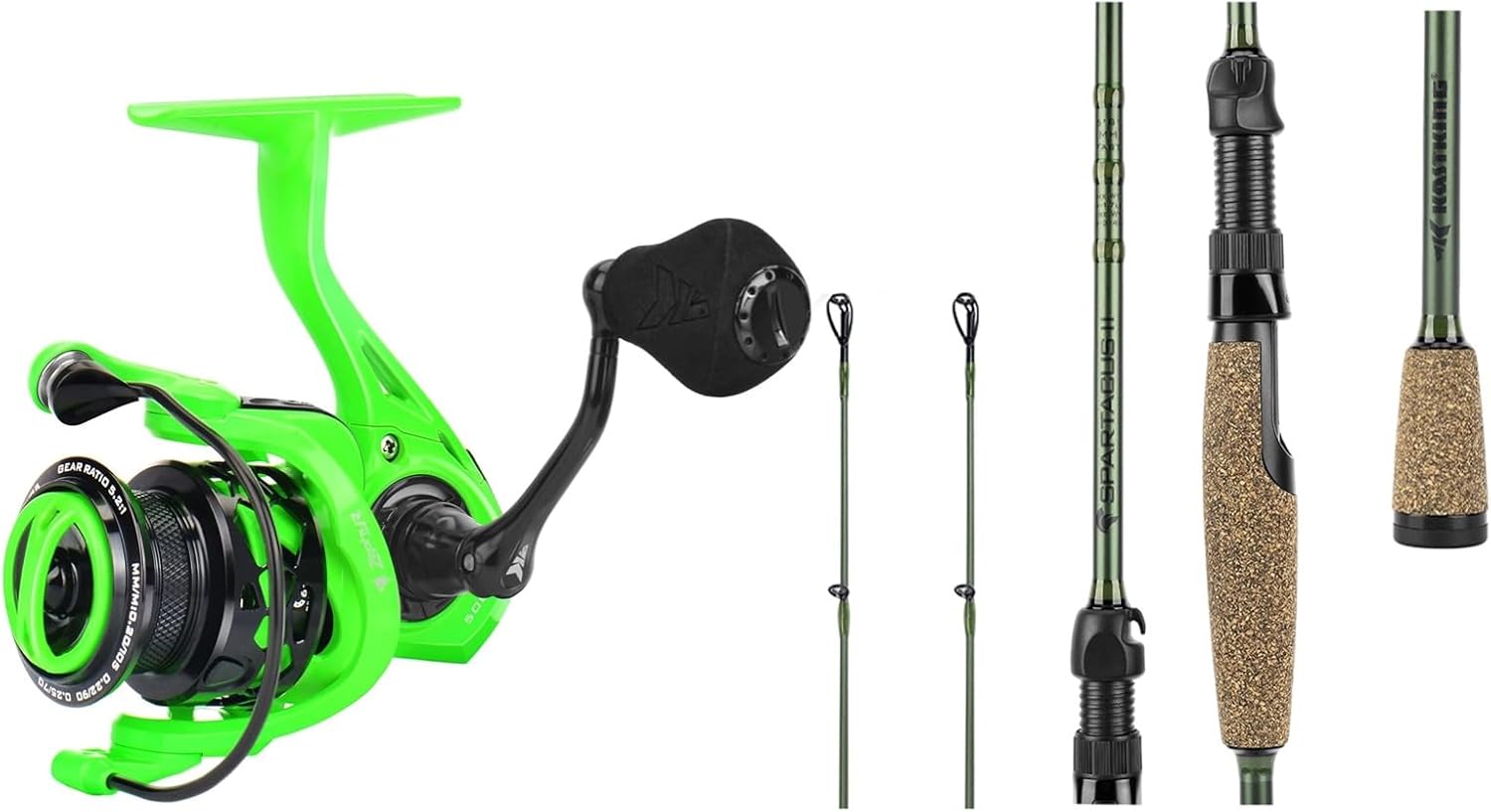 Kastking Spinning Reels Combo KastKing Zephyr Fishing Combo Dual