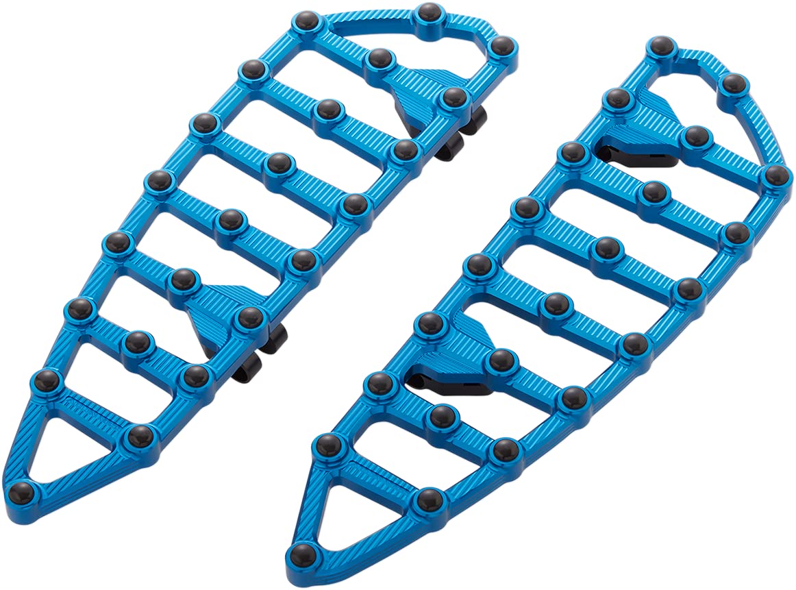 Amazon.com: Arlen Ness 06-892 Blue Ness MX Billet Floorboards