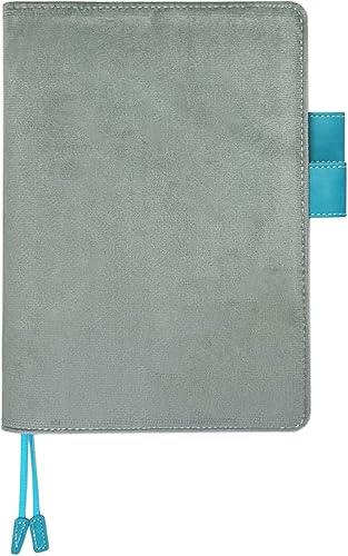Fromthenon A5 Premium Fabric Cover for Refillable Notebook Planner [A5 Cover Only] (Grey)