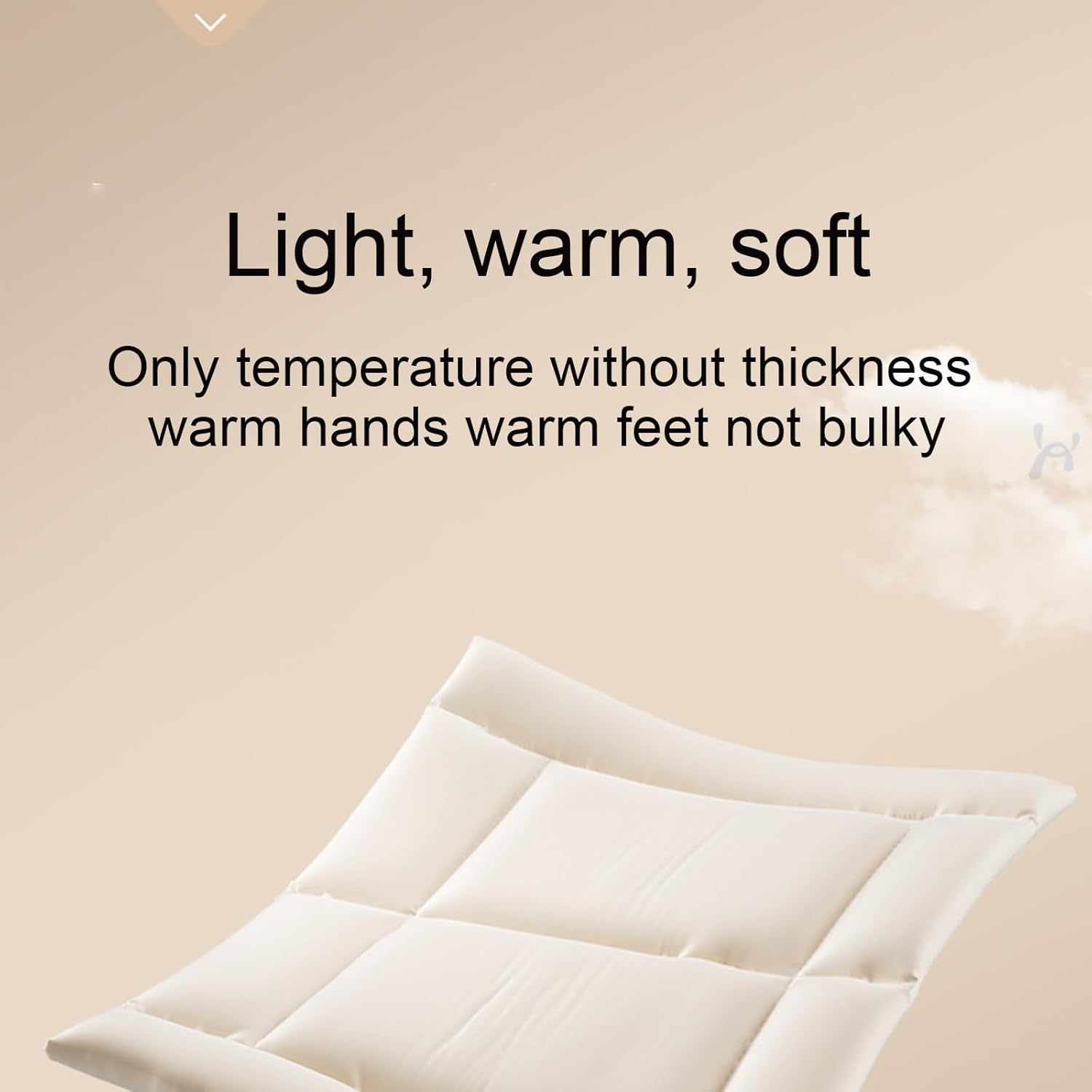 Tote Warmer, Portable, Class 3 Temperature, Washable, Double-Sided Graphene Electric Heating pad for Winter Football Safari Camping