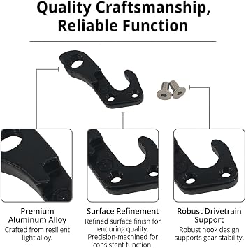 Rear Derailleur Hanger Compatible with Trek Marlin 5, Bike Derailleur Hanger Bicycle Gear Hanger, Bicycle Dropout and Mechanical Shift Replacement for Models 322175 and 318610, Cycling Tail Hook