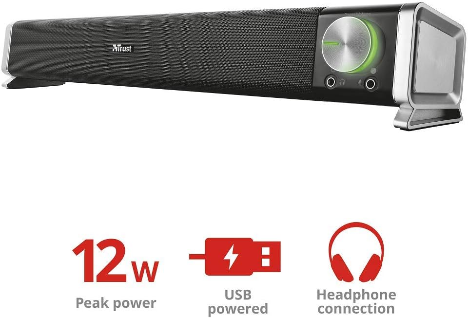 Trust Asto PC Soundbar, USB Powered Speaker Set, Zambia Ubuy