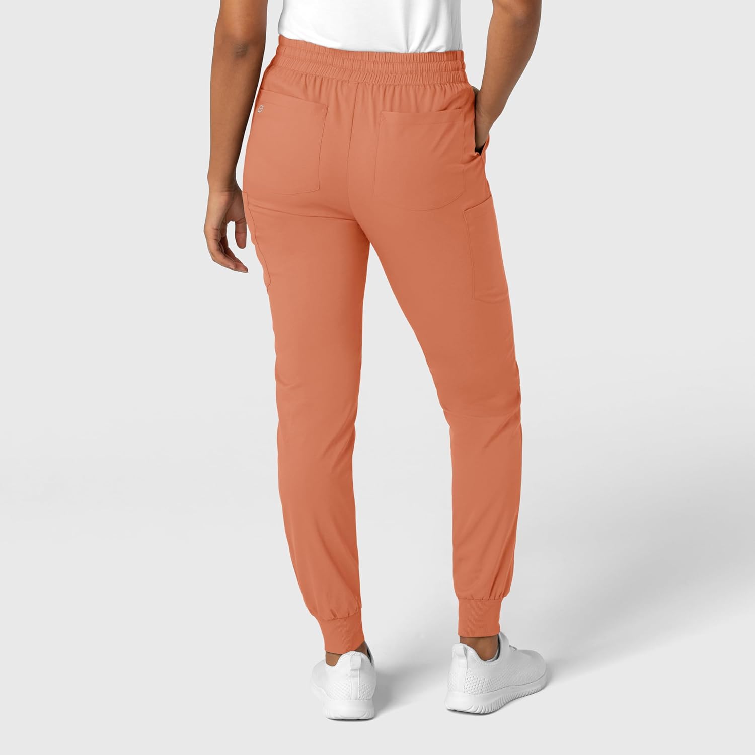 Wink Scrubs for Women, Boundless, Joggers Pants with Drawstring and 6 Pockets, Terracotta, L - Image 7