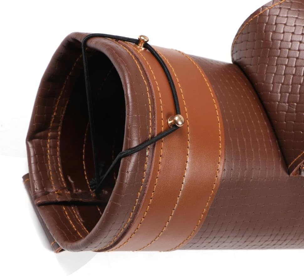 TOPARCHERY Archery 53'' Traditional Recurve Bow with Arm Guard Finger Tabs Set and Shoulder Back Quiver Bundle, 30lbs