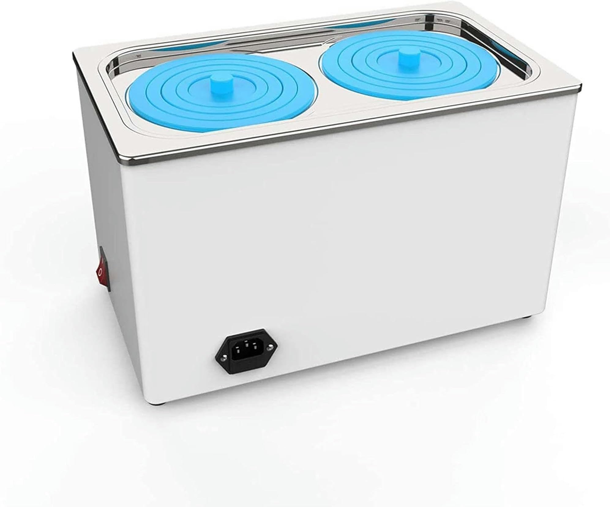 Bain-marie de laboratoire pour chauffage d'échantillons avec cuve inox 2 trous