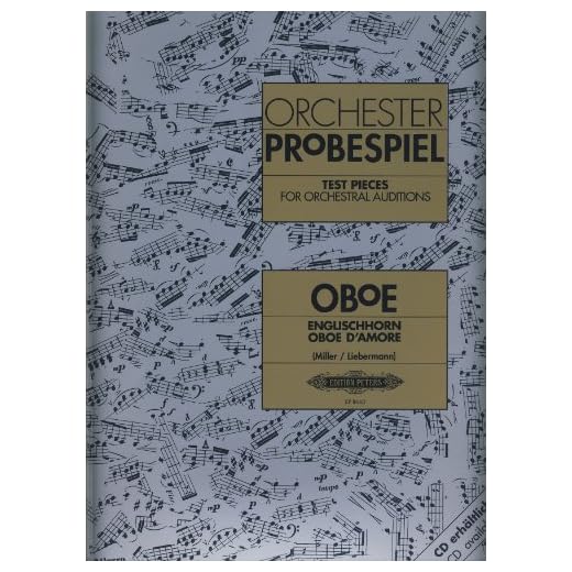Repertorio Orquestal - Orchester Probenspiel (Test Pieces) para Oboe y Corno Ingles (Libro) (Millert)