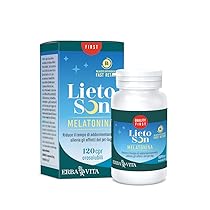 ERBA VITA Lietoson Melatonina integratore per favorire l’addormentamento e diminuire gli effetti del jet-lag