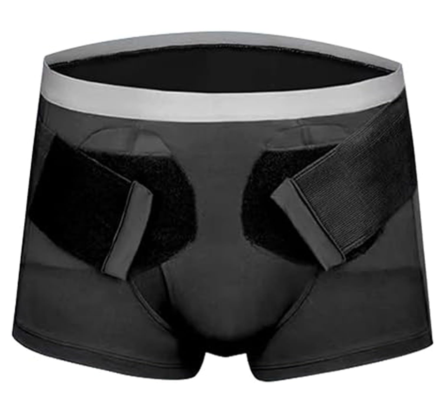 Bruchband Leistenbruch Männer, Leistenbruch Slip Mit 2 Herausnehmbaren Kompressionspolstern, Nabelbruchbandage Für Die Linke Oder Rechte Seite XXL