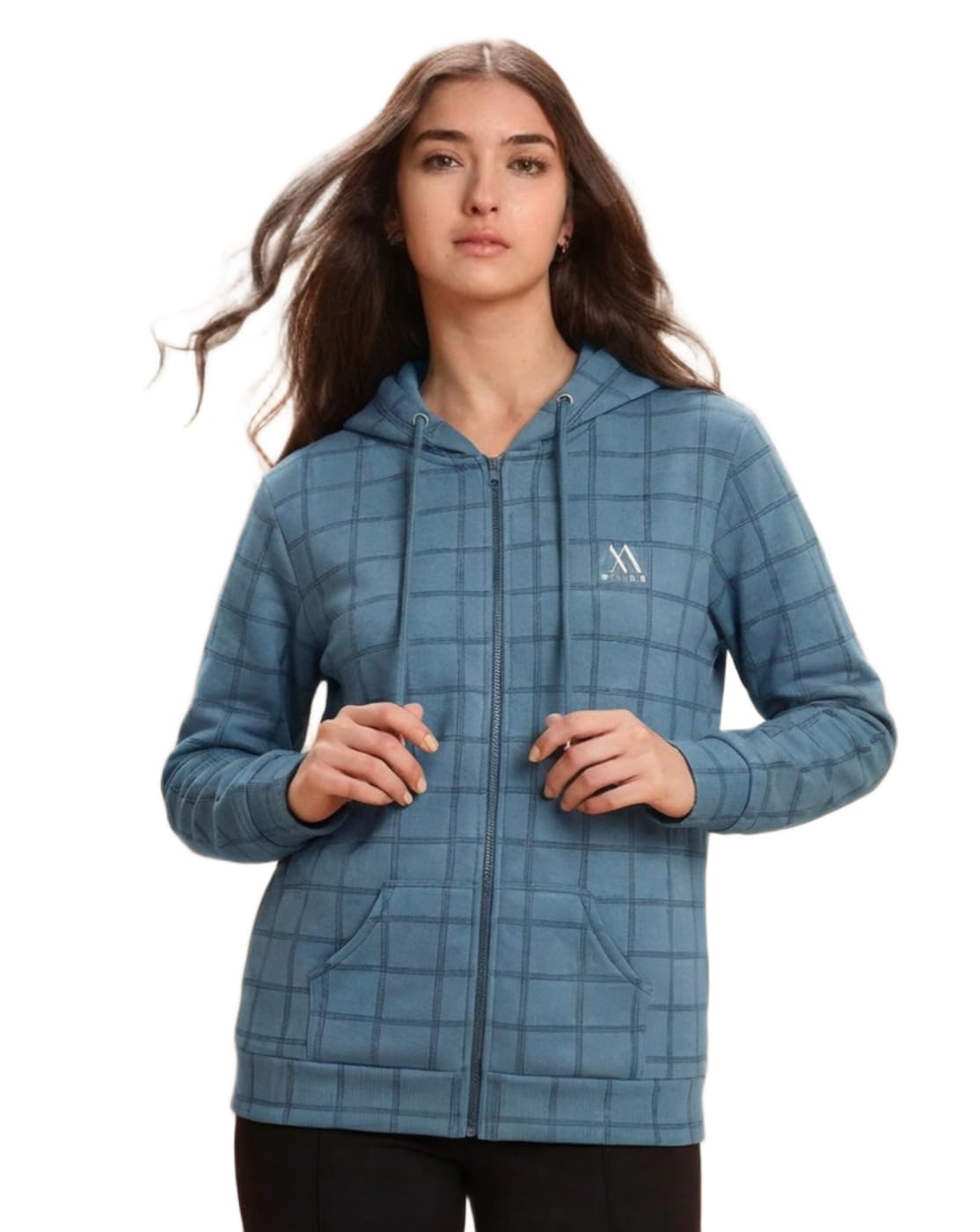 the classic togs Women’s Solid Zip-Up Hoodie Sweatshirt | Winter Wear Hooded Jacket with Pockets|32-picture-45