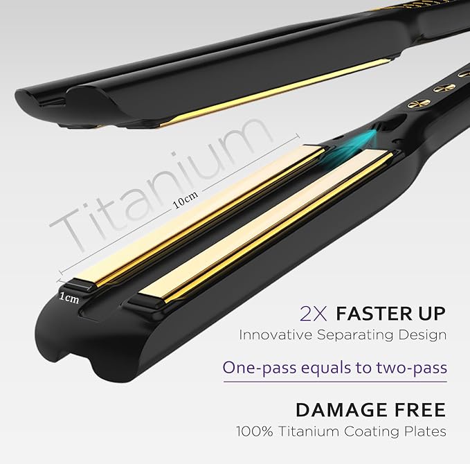 Plancha de Pelo con Placas de Titanio NMZ1700 miniatura 2