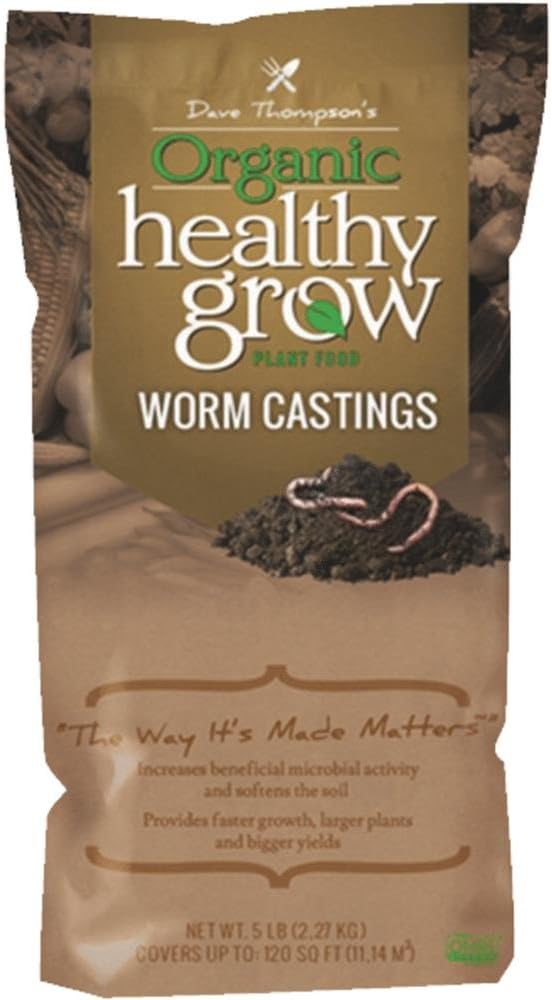 Healthy Grow Organic Worm Castings Manure - 1 Each