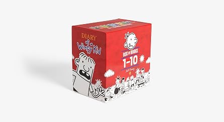 Diary of a Wimpy Kid Box of Books 1–10 Hardcover Gift Set