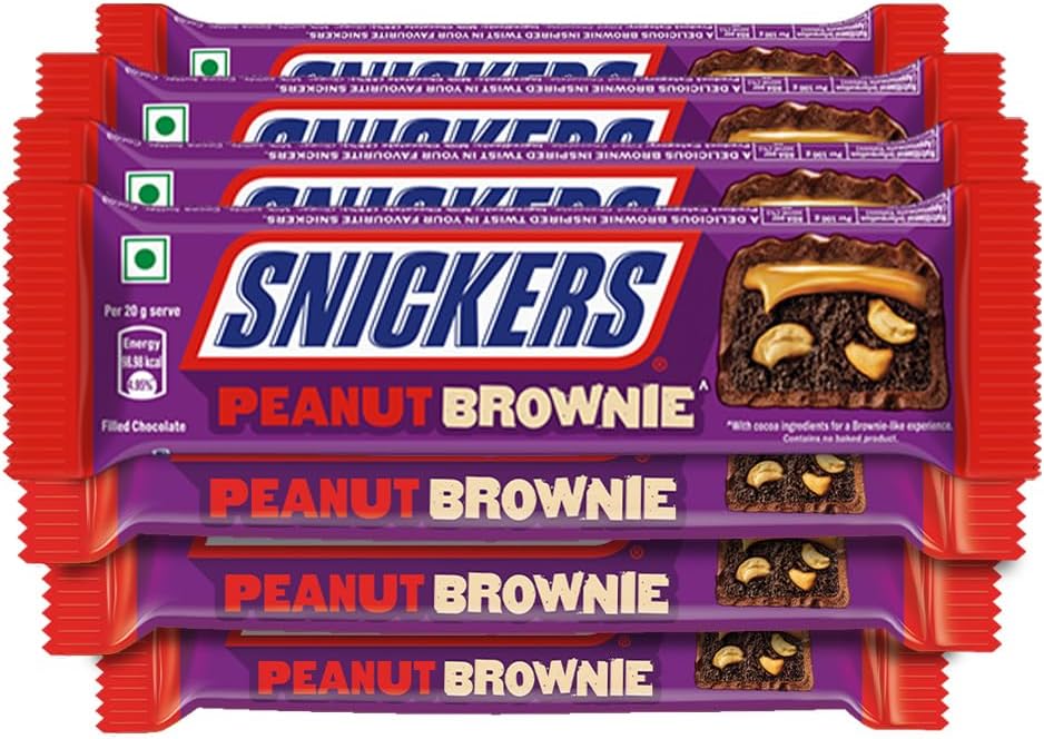 Peanut Brownie Filled Bar, 45 gm