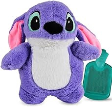 Sassyvilla Stitch Hot Water bag Periods Cramps Relief Hot Waterbag Soft Stuffed Plush Teddy Bear Hot Water Bottel Reusable, Comfort, Warm Bag for Back, Neck, & Abdominal Pain -30 CM Multicolor