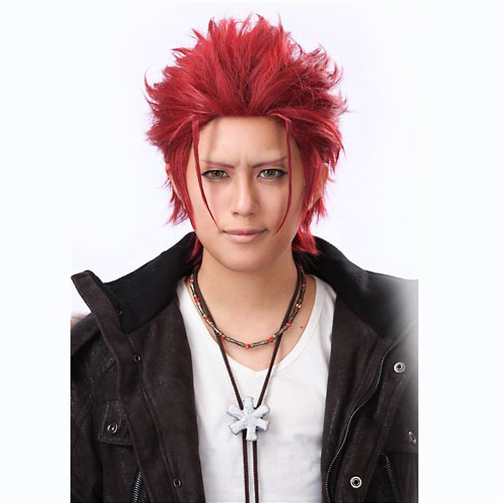 Amybria(dark red) - 3.7m Short Red K Project Mikoto Suoh Anime Cosplay Wig